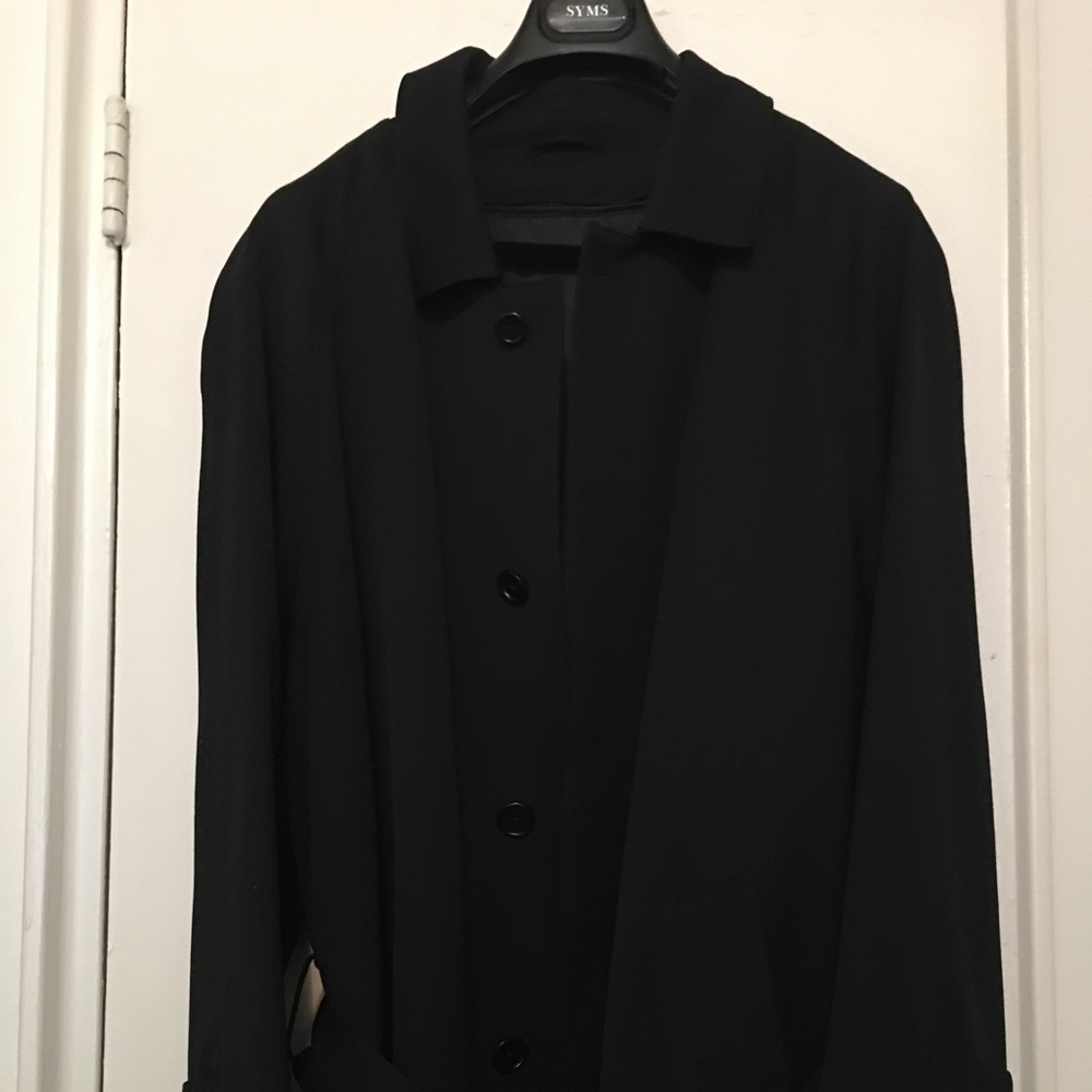 Italian men’s wool trench coat